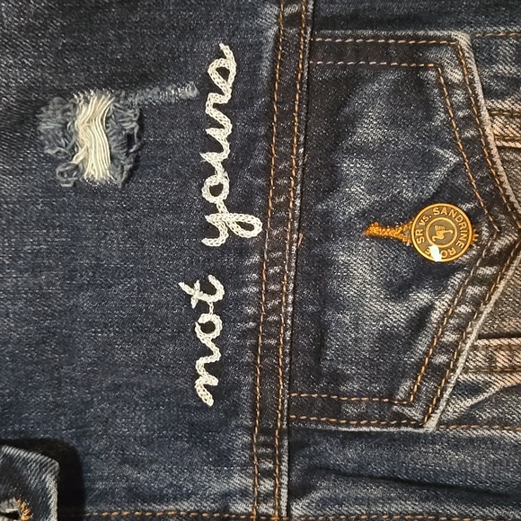 SANDRINE ROSE Denim jacket - Picture 2 of 9